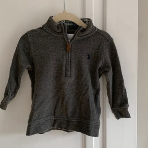 Ralph Lauren Baby Cotton Quarter Zip Pullover